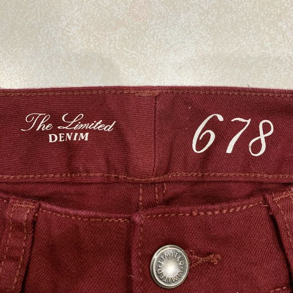 Women's Red Jeans - Picture 4 of 6